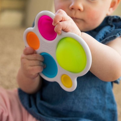 Dimpl Fat Brain Toys – kolorowe bąbelki sensoryczne dla dzieci od 10 miesiąca