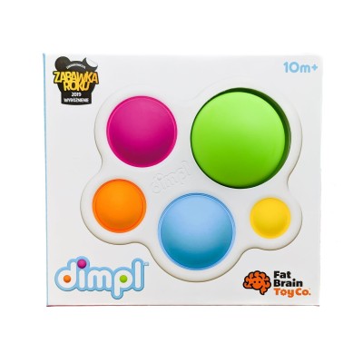 Dimpl Fat Brain Toys – kolorowe bąbelki sensoryczne dla dzieci od 10 miesiąca