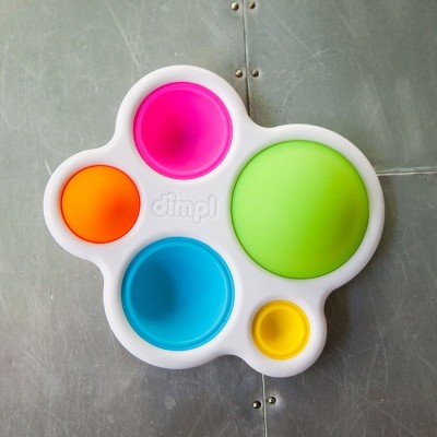 Dimpl Fat Brain Toys – kolorowe bąbelki sensoryczne dla dzieci od 10 miesiąca