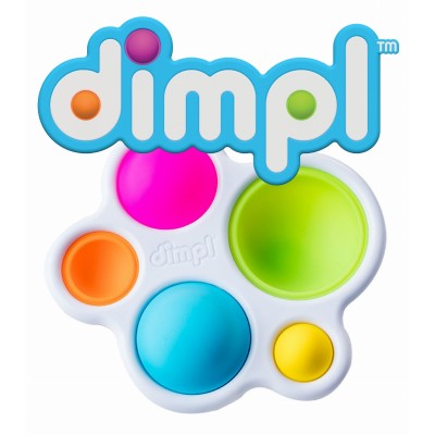 Dimpl Fat Brain Toys – kolorowe bąbelki sensoryczne dla dzieci od 10 miesiąca