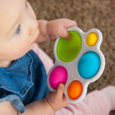 Dimpl Fat Brain Toys – kolorowe bąbelki sensoryczne dla dzieci od 10 miesiąca