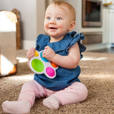 Dimpl Fat Brain Toys – kolorowe bąbelki sensoryczne dla dzieci od 10 miesiąca