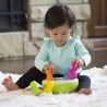 SpinnyPins Fat Brain Toys – Sorter z wańkami wstańkami, zabawka sensoryczna do kołysania i nauki kolorów