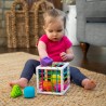 Elastyczna Kostka InnyBin Fat Brain Toys – sensoryczny sorter z klockami do nauki kształtów i kolorów