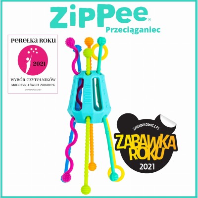 Zippee – sensoryczna zabawka do przeciągania dla dzieci 18 miesięcy+