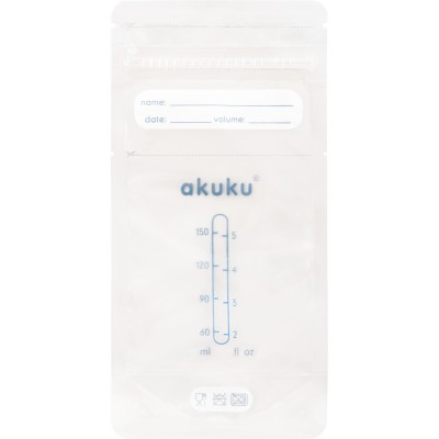 Sterylne woreczki na mleko - 150 ml | Jednorazowe, bez BPA, 30 szt.