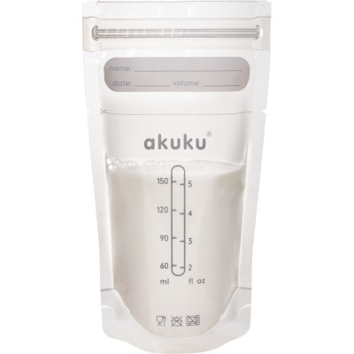 Sterylne woreczki na mleko - 150 ml | Jednorazowe, bez BPA, 30 szt.