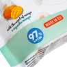 Nawilżany papier toaletowy 50szt chusteczek Akuku A0030