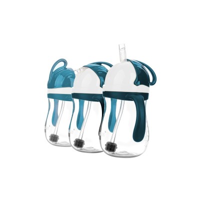 Bidon ze słomką z odważnikiem Akuku 280 ml | Dla dzieci 9m+ | BPA Free
