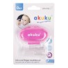 Silikonowa szczoteczka do masażu dziąseł i ząbków + etui Akuku A0265