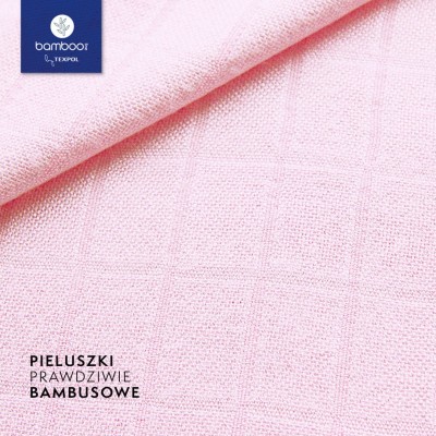 Pieluszka bambusowa Bambooline CLASSIC roz– bezpieczna, delikatna, idealna do kąpieli i otulania