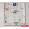 Pieluszka bambusowa dinozaury Bambooline | delikatna, antybakteryjna 65x65 cm