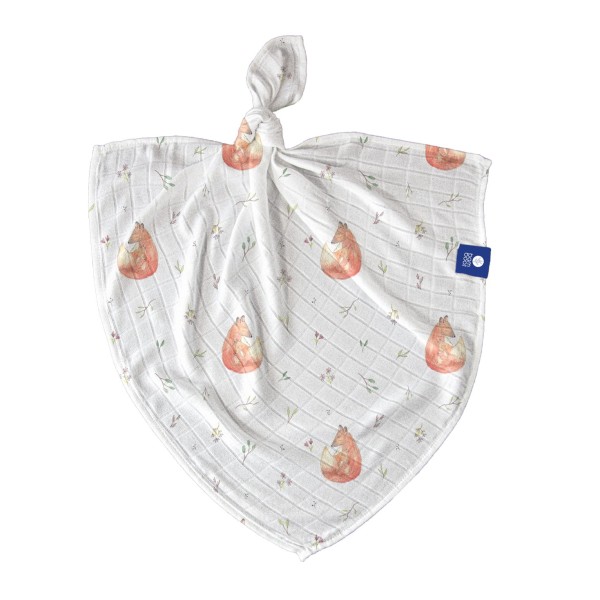 Pieluszka bambusowa lisia mama Bambooline | delikatna, antybakteryjna 65x65 cm
