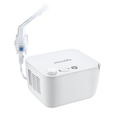 Microlife NEB 200 – inhalator tłokowy do nebulizacji dla dzieci i dorosłych | Zestaw z maskami