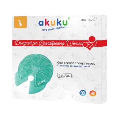 Kompresy żelowe akuku® – skuteczna ulga dla piersi karmiącej mamy