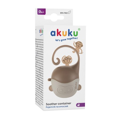 Pojemnik na smoczek Małpka – higieniczna ochrona smoczka, 0% BPA Pojemnik na smoczek Małpka – higieniczna ochrona smoczka, 0% BPA