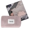 Kocyk bambusowy Lionelo Bamboo Blanket różowy – 100×75 cm, 100% bawełny, antyalergiczny