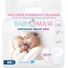 Superchłonne wkładki laktacyjne żelujące Babymam 60 szt  By9041