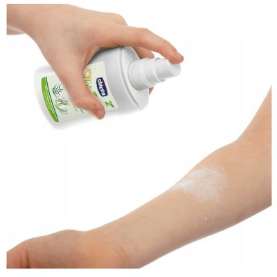 Chicco Natural Spray przeciw komarom dla dzieci 2m+ | Skuteczna ochrona, Citrodiol, bez DEET