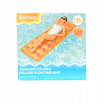 Materac do pływania Bestway 43015 | Wytrzymały PCV, do 90 kg