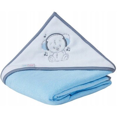 Okrycie Kąpielowe z Kapturkiem 100x100 – Babymam Miś Boy