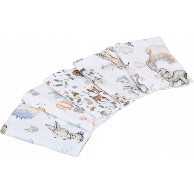 Pieluchy tetrowe 60x80 5-pak dżungla snów – 100% Bawełna | Babymam
