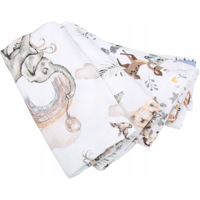 Pieluchy tetrowe 60x80 5-pak dżungla snów – 100% Bawełna | Babymam