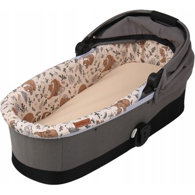 Prześcieradło z gumką 38x80 do wózka – Białe | Babymam