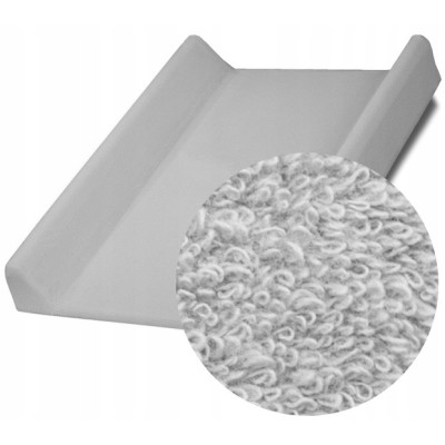 Prześcieradło frotte 70x50 do przewijaka – Jasnoszary | Babymam