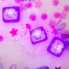 Glo Pals Kostki Świecące w Wodzie Fioletowe – Zabawka Sensoryczna do Kąpieli, Basenu i Zabaw Kreatywnych