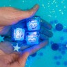 Glo Pals Kostki Świecące w Wodzie Turkusowe – Zabawka Sensoryczna do Kąpieli, Basenu i Zabaw Kreatywnych