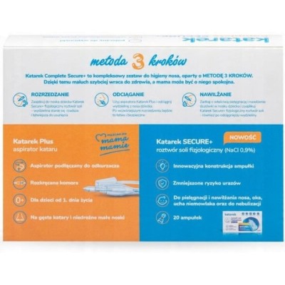 Katarek Complete Secure+ – Aspirator do Odkurzacza + 20 Ampułek Soli | Zestaw na Katar
