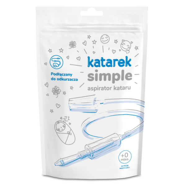 Katarek Simple Aspirator do Odkurzacza – Skuteczne Usuwanie Kataru u Dzieci od 1. Dnia Życia