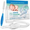 Katarek Travel 2w1 – Aspirator do Odkurzacza i Ustny | Zestaw Podróżny dla Niemowląt