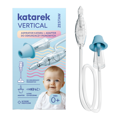 Katarek Vertical – Aspirator do odkurzacza pionowego | Uwolnij nosek maluszka szybko i bezpiecznie