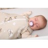 Regulowany śpiworek niemowlęcy 0m+ Babymam DOUBLE LIGHT muślinowy żyrafka zosia By3833