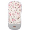 Dwustronna wkładka do wózka spacerówki  Babymam | Tajemniczy ogród By9744