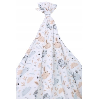 Multifunkcjonalny otulacz muślinowy 120x120 cm – Babymam