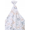 Pielucha muślin otulacz 120 x120cm leśni przyjaciele  Babymam By6270