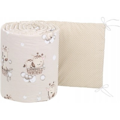 Dwustronny ochraniacz na szczebelki łóżeczka 180x30 – Żyrafka Zosia | Babymam Dwustronny ochraniacz na szczebelki łóżeczka 180x30 – Żyrafka Zosia | Babymam