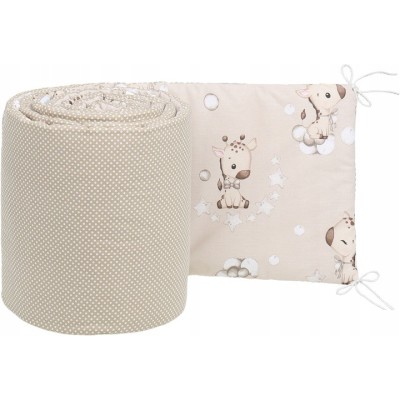 Dwustronny ochraniacz na szczebelki łóżeczka 180x30 – Żyrafka Zosia | Babymam Dwustronny ochraniacz na szczebelki łóżeczka 180x30 – Żyrafka Zosia | Babymam