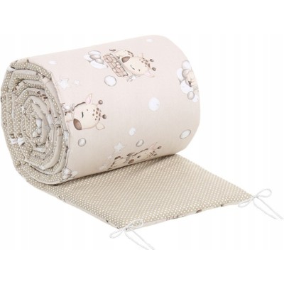 Dwustronny ochraniacz na szczebelki łóżeczka 180x30 – Żyrafka Zosia | Babymam Dwustronny ochraniacz na szczebelki łóżeczka 180x30 – Żyrafka Zosia | Babymam