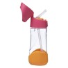 Tritanowa butelka ze słomką B.box | Strawberry Shake 450ml 9m+