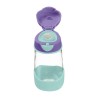 Tritanowa butelka sportowa z ustnikiem B.box |Lilac Pop 450ml 3+