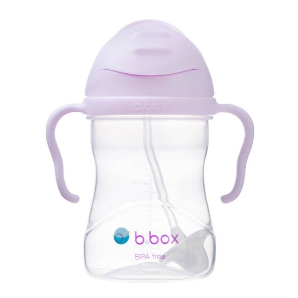 Bidon dla dzieci kubek niekapek ze słomką b.box | Gelato Boysenberry 240ml 6m+