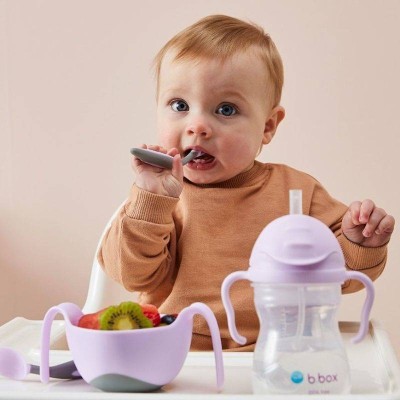 Bidon b.box Boysenberry 240 ml – pastelowy kubek z rurką dla dzieci, szczelny, bez BPA Bidon b.box Boysenberry 240 ml – pastelowy kubek z rurką dla dzieci, szczelny, bez BPA