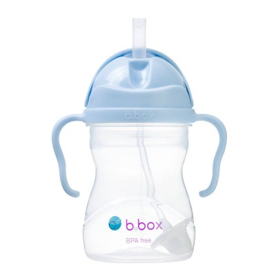 Bidon b.box Boysenberry 240 ml – pastelowy kubek z rurką dla dzieci, szczelny, bez BPA Bidon b.box Boysenberry 240 ml – pastelowy kubek z rurką dla dzieci, szczelny, bez BPA