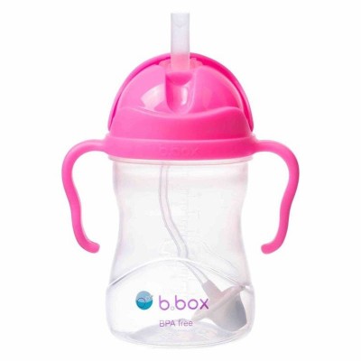 Bidon b.box Boysenberry 240 ml – pastelowy kubek z rurką dla dzieci, szczelny, bez BPA Bidon b.box Boysenberry 240 ml – pastelowy kubek z rurką dla dzieci, szczelny, bez BPA