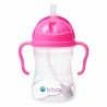 Bidon dla dzieci kubek niekapek ze słomką b.box | różowy granat 240ml 6m+