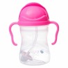 Bidon dla dzieci kubek niekapek ze słomką b.box | różowy granat 240ml 6m+